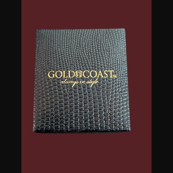 Gold Coast Platinum Plated CZ 8.2mm Flower Pendant 20.5" Chain New - Picture 4 of 7